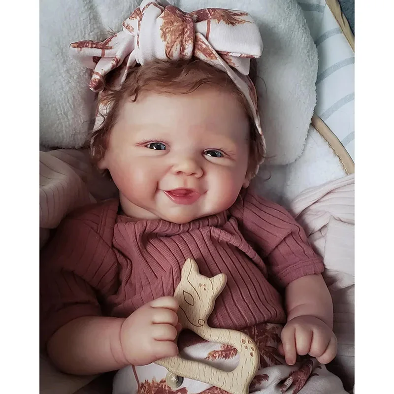 48cm Realistic Silicone Dolls Vivi with Planting Hair Soft Cotton Body Doll for Baby Girls Toys Gift
48cm Realistic Silicone Dolls Vivi with Planting Hair Soft Cotton Body Doll for Baby Girls Toys Gift