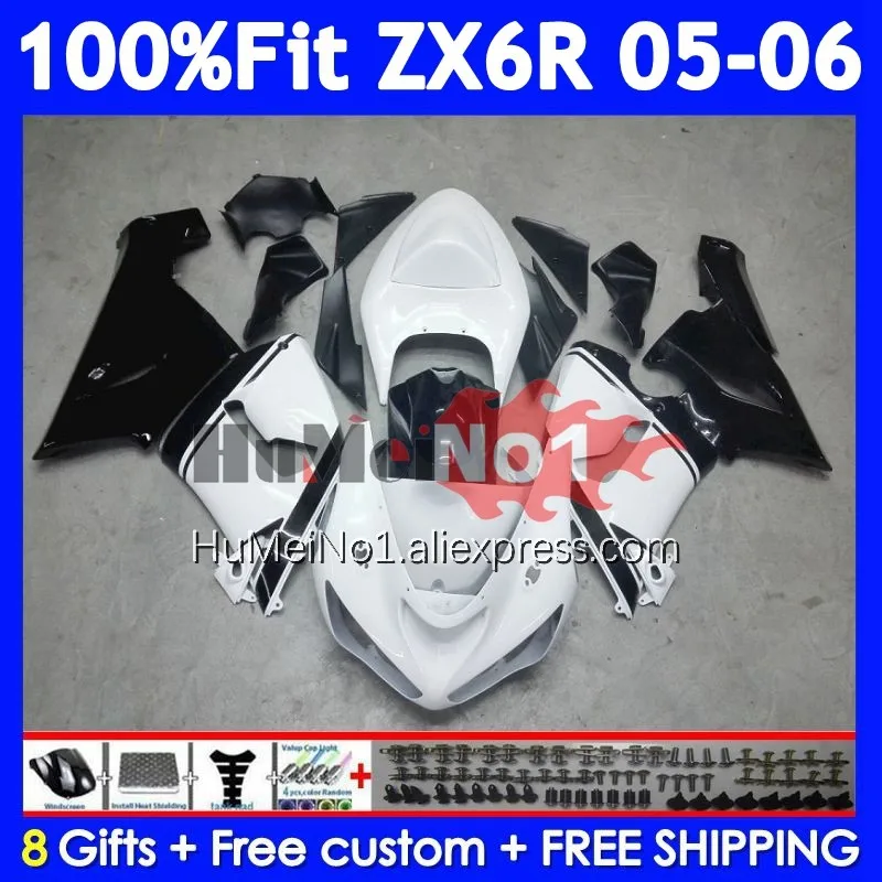 Injection Body For KAWASAKI NINJA ZX 6R 600 636 6 R 206No.17 ZX-6R ZX636 ZX6R 05 06 ZX600 white black ZX-636 2005 2006 Fairings
Injection Body For KAWASAKI NINJA ZX 6R 600 636 6 R 206No.17 ZX-6R ZX636 ZX6R 05 06 ZX600 white black ZX-636 2005 2006 Fairings