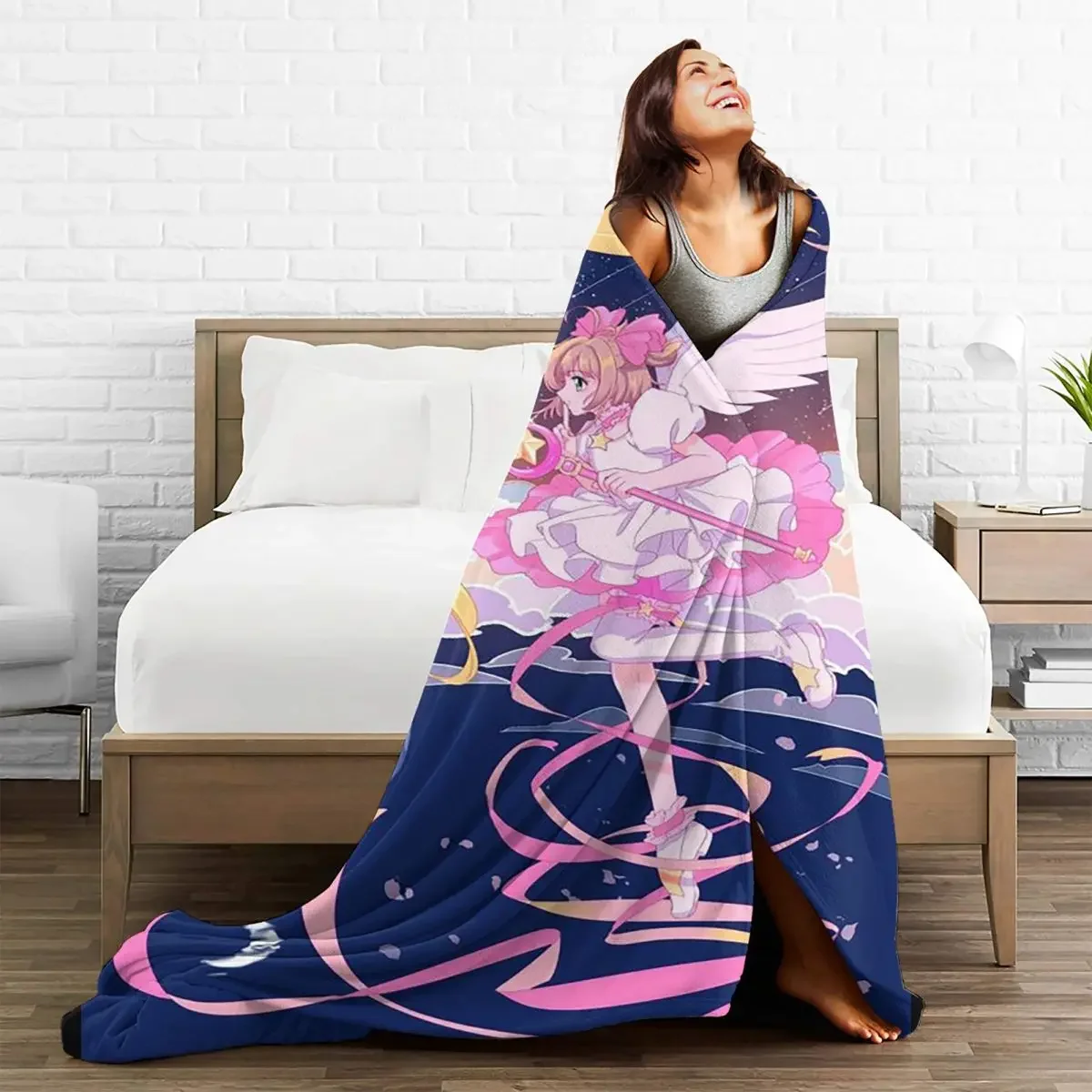 Cardcaptor Sakura Art Baby Blankets Fleece Print Anime Super Portable Warm Throw Blanket for Sofa Outdoor Plush Thin Quilt
Cardcaptor Sakura Art Baby Blankets Fleece Print Anime Super Portable Warm Throw Blanket for Sofa Outdoor Plush Thin Quilt