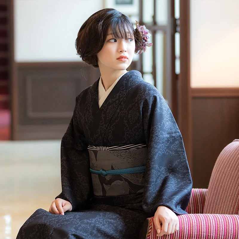 Ladies Traditional Formal Kimono Small Pattern Double Layered Inner Hanging Vintage Travel Photoaphy Pure Ethnic Wear
Ladies Traditional Formal Kimono Small Pattern Double Layered Inner Hanging Vintage Travel Photoaphy Pure Ethnic Wear