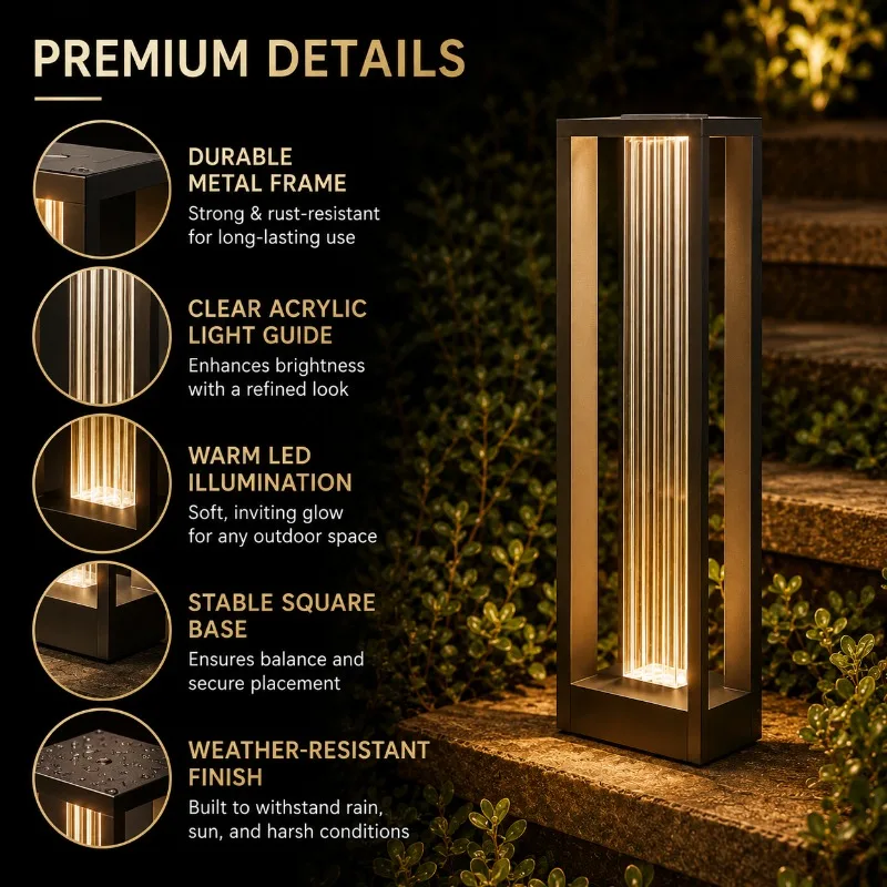 Solar Lawn Lights Outdoor Waterproof Courtyard Lights Villa Garden Grass Especially Hotel Decoration LED Landscape Lights
Solar Lawn Lights Outdoor Waterproof Courtyard Lights Villa Garden Grass Especially Hotel Decoration LED Landscape Lights
