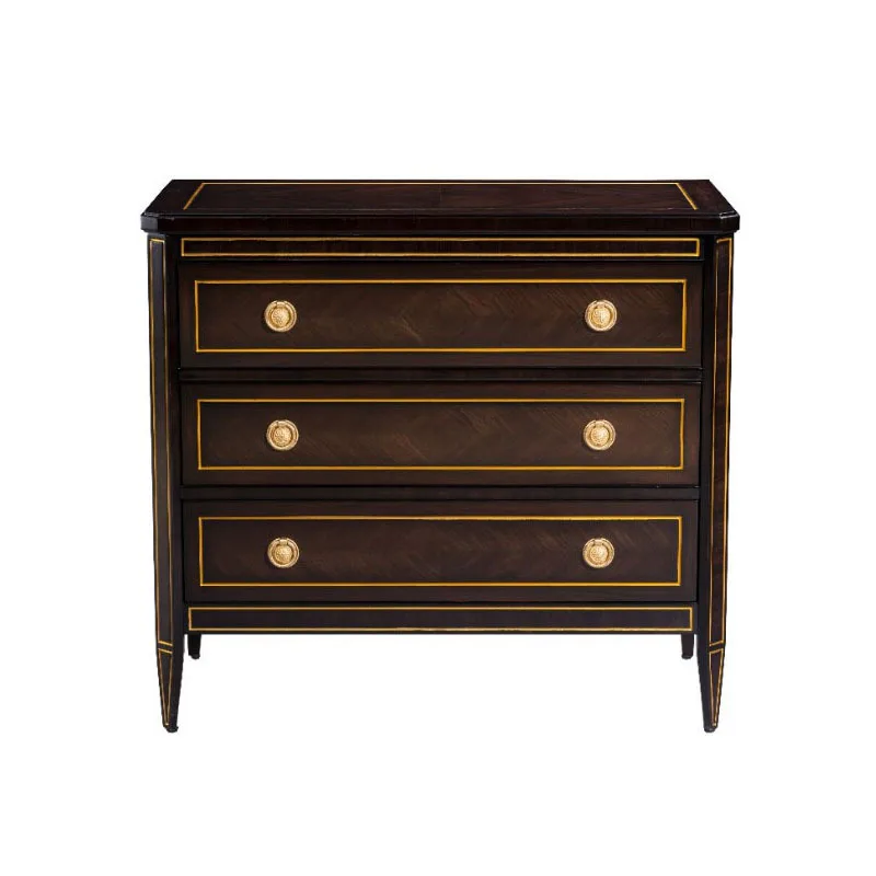 Furniture American master bedroom bedside table black post-modern bedroom cabinet European model room corner
Furniture American master bedroom bedside table black post-modern bedroom cabinet European model room corner