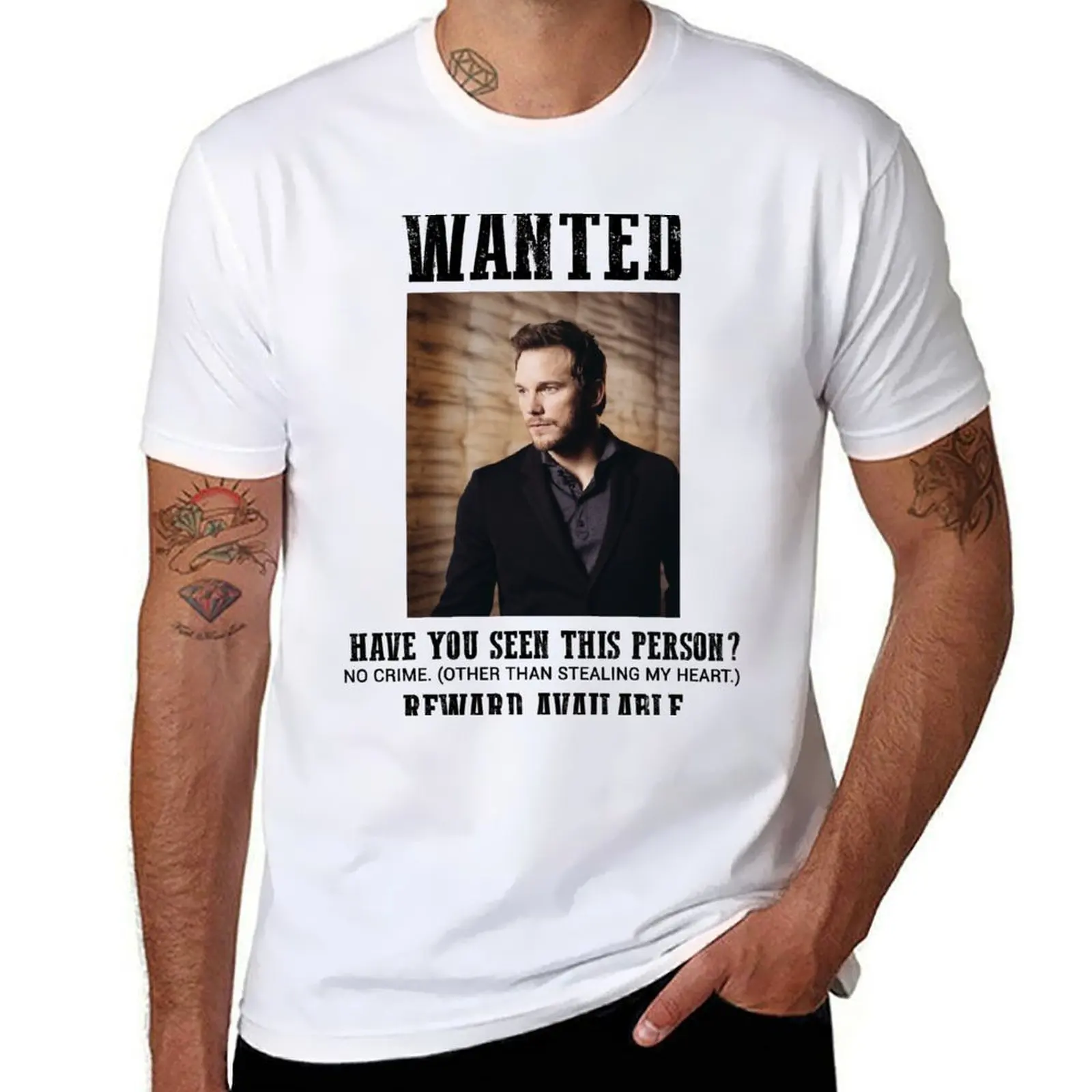 wanted: chris pratt T-Shirt t shirts for man cotton graphic t shirts for man T-Shirt
wanted: chris pratt T-Shirt t shirts for man cotton graphic t shirts for man T-Shirt