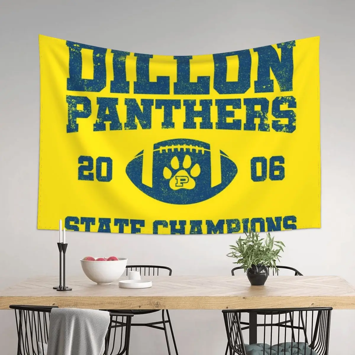 Dillon High Panthers Football 2006 State Champions - FNL Tapestry Mushroom Wall Decor Hanging Tapestry
Dillon High Panthers Football 2006 State Champions - FNL Tapestry Mushroom Wall Decor Hanging Tapestry