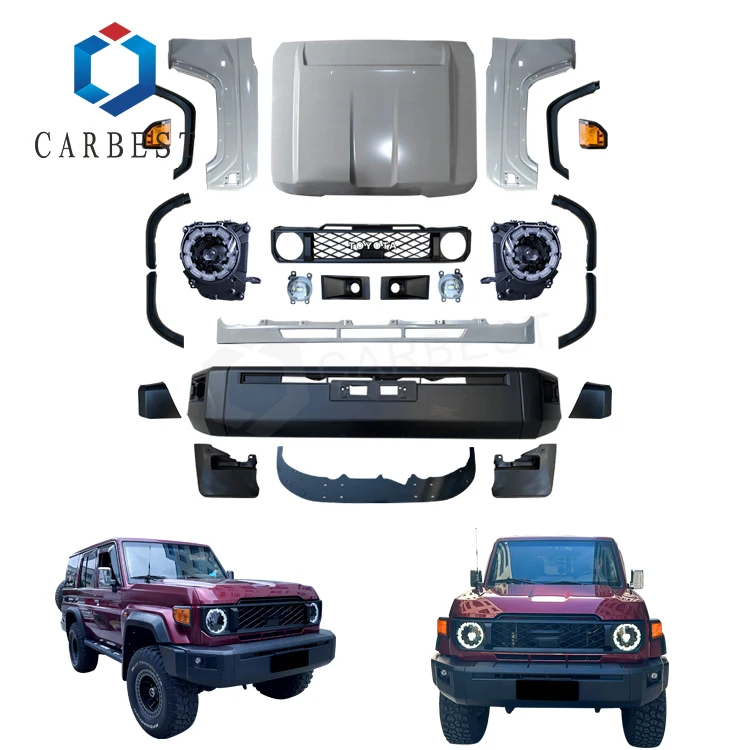 BR 1998-2022 год, комплект кузова автомобиля, материал ABS, автомобильный бампер, передний бампер FJ70 Facelife для FJ70 FJ75 To FJ76 2024
BR 1998-2022 год, комплект кузова автомобиля, материал ABS, автомобильный бампер, передний бампер FJ70 Facelife для FJ70 FJ75 To FJ76 2024