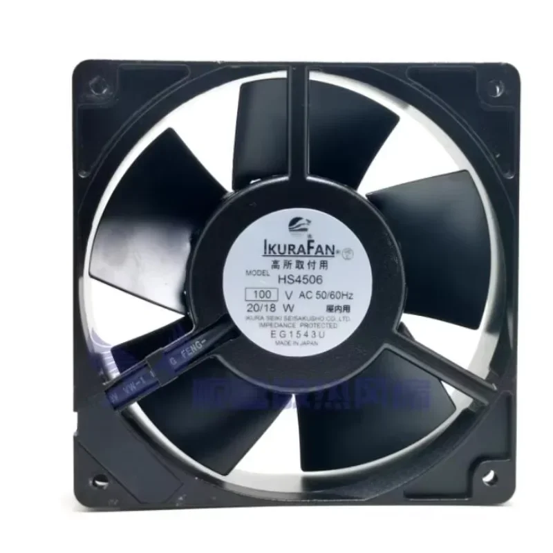 IKURA HS4506 DC 100V 20/18W 120x120x38mm Server Cooling Fan
IKURA HS4506 DC 100V 20/18W 120x120x38mm Server Cooling Fan