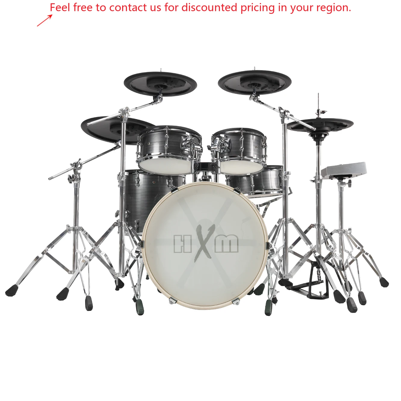 HXM XD-2000-KM Acoustic Feeling Electronic Drum Set Factory Direct Sales Drum Electric Drum Set Professional
HXM XD-2000-KM Acoustic Feeling Electronic Drum Set Factory Direct Sales Drum Electric Drum Set Professional