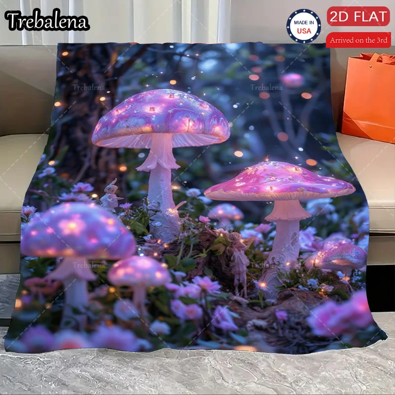Flannel Blanket-Soft Lightweight All-season Enchanted Forest Mushroom Baby Blanket Soft Cozy for Kids Bedding
Flannel Blanket-Soft Lightweight All-season Enchanted Forest Mushroom Baby Blanket Soft Cozy for Kids Bedding