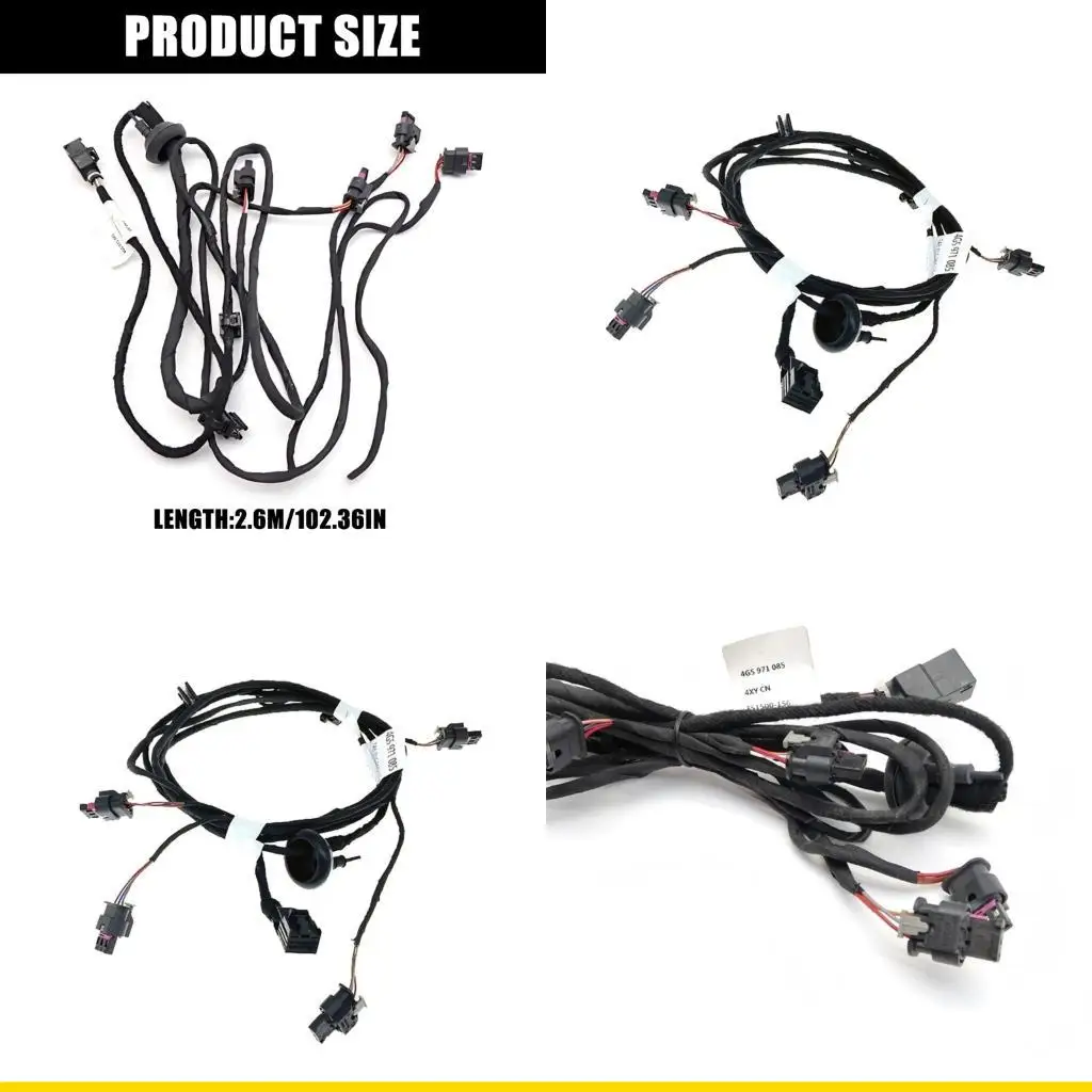 SZCH Rear Bumper Electrical Connector Accuracy Engineered Parking Wiring 4G5971085 for Car Year 12-15 Models
SZCH Rear Bumper Electrical Connector Accuracy Engineered Parking Wiring 4G5971085 for Car Year 12-15 Models