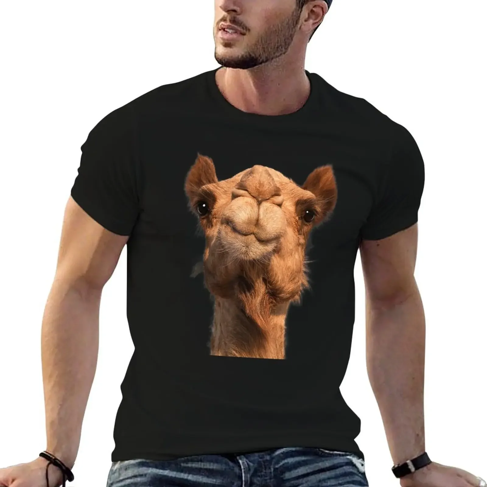 Camel Animal Face T-Shirt new edition blue lock croswit shirt man vintage anime shirt oversized t shirt men
Camel Animal Face T-Shirt new edition blue lock croswit shirt man vintage anime shirt oversized t shirt men