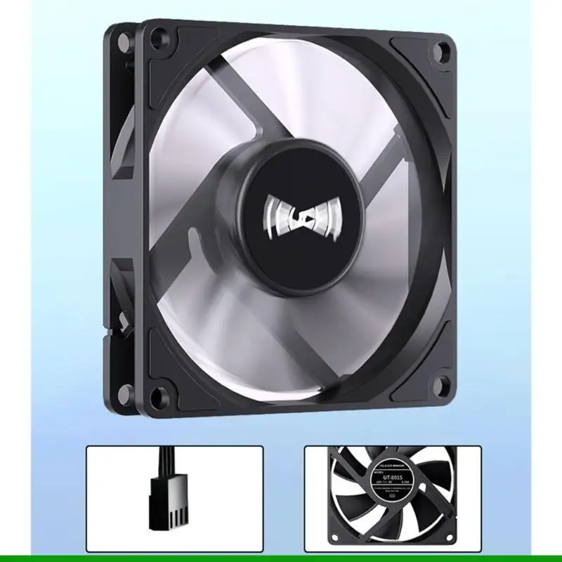 U55C UT8015 80mm CPU Fan With High Airflows, PWM Control, And Vibration Proof
U55C UT8015 80mm CPU Fan With High Airflows, PWM Control, And Vibration Proof