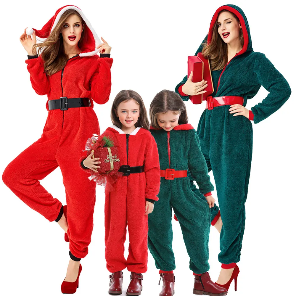 Adult Christmas Pajamas Onesize Jumpsuit Hooded Women Santa Coral Fleece Pyjamas Green Red Elf Costume Bodysuit
Adult Christmas Pajamas Onesize Jumpsuit Hooded Women Santa Coral Fleece Pyjamas Green Red Elf Costume Bodysuit