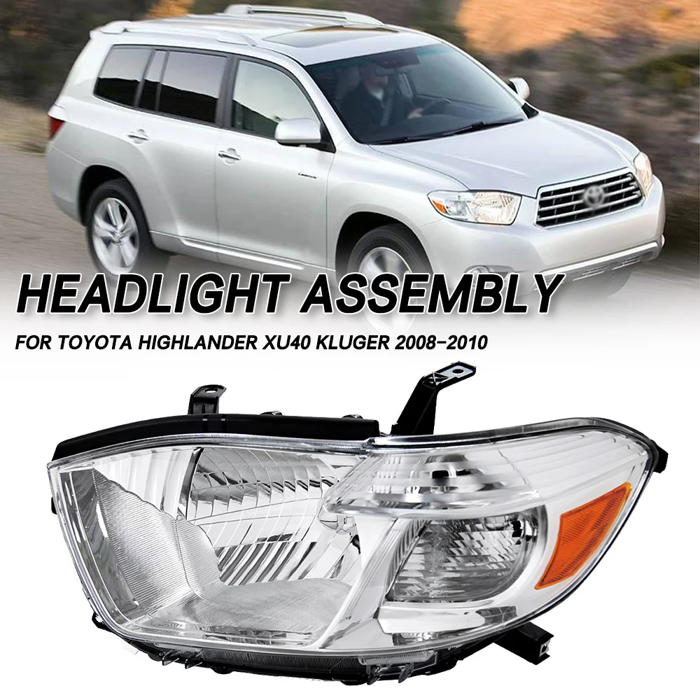 Left/Right Side Front Bumper Head Light Headlamp Driving Headlight Turn Signal Light For Toyota Highlander XU40 Kluger 2008-2010
Left/Right Side Front Bumper Head Light Headlamp Driving Headlight Turn Signal Light For Toyota Highlander XU40 Kluger 2008-2010