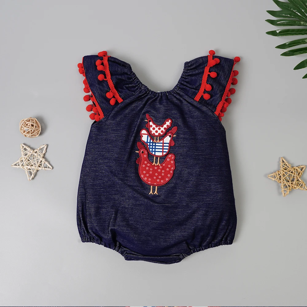 New Style Babi Girls Clothes Romper Chickes Embroidery Bodysuit Infant Outfits One Piece Long Sleeve Jumpsuit For 0-3T Baby Girl
New Style Babi Girls Clothes Romper Chickes Embroidery Bodysuit Infant Outfits One Piece Long Sleeve Jumpsuit For 0-3T Baby Girl