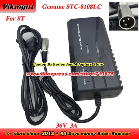 Genuine 36V 3A STC-8108LC AC Adapter for ST INPUT 220-240VAC Power Supply