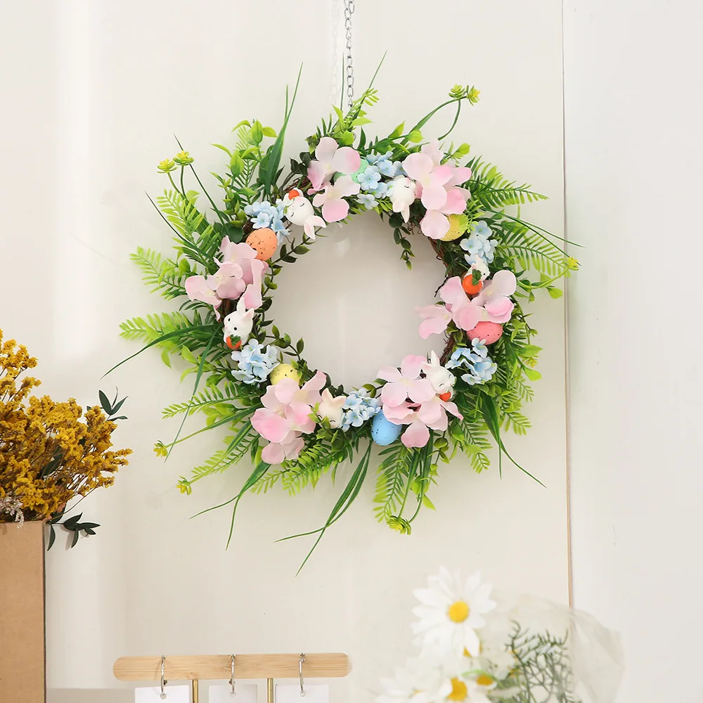50cm New Carrot Standing Rabbit Wreath Easter Christmas Vine Field Decoration Props Front Door Pastel Wreath Hanging Decorations
50cm New Carrot Standing Rabbit Wreath Easter Christmas Vine Field Decoration Props Front Door Pastel Wreath Hanging Decorations