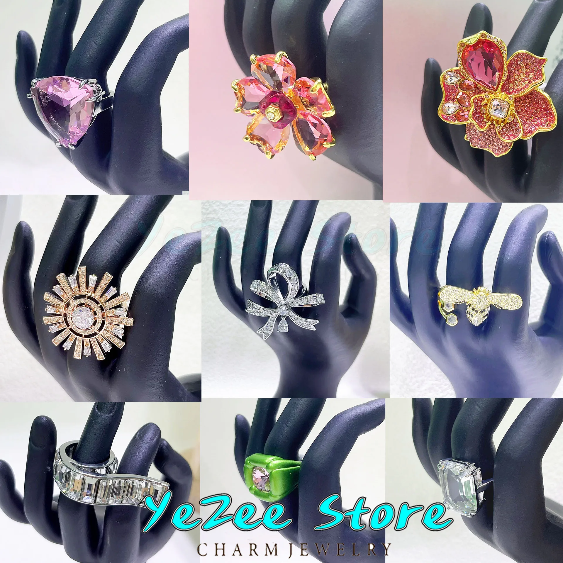 Rings 2024 New Hot Sale Trendy Round Rings Exquisite Luxury Crystal Collection High Quality Luxury Jewelry Party Gifts Women
Rings 2024 New Hot Sale Trendy Round Rings Exquisite Luxury Crystal Collection High Quality Luxury Jewelry Party Gifts Women