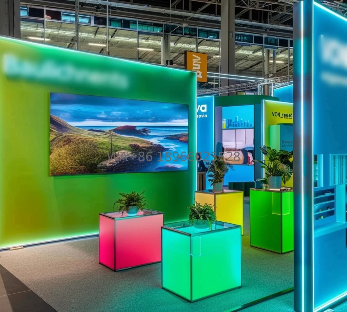 Custom Trade Show Booth Design Ideas With TV Monitor at the Cosmoprof North America
Custom Trade Show Booth Design Ideas With TV Monitor at the Cosmoprof North America