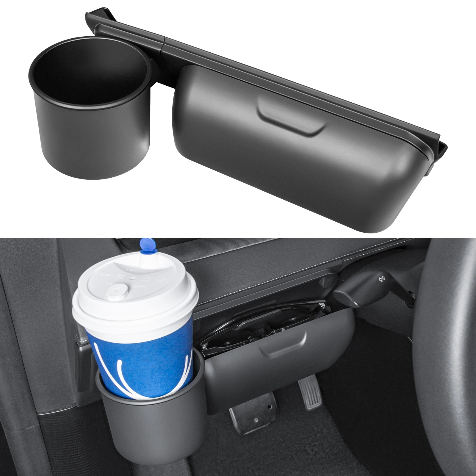 2 in 1 Sunglasses Holder Eyeglass Storage Box with Cup Holder for 2025-2026 Tesla Model Y Juniper Interior Accessories
2 in 1 Sunglasses Holder Eyeglass Storage Box with Cup Holder for 2025-2026 Tesla Model Y Juniper Interior Accessories