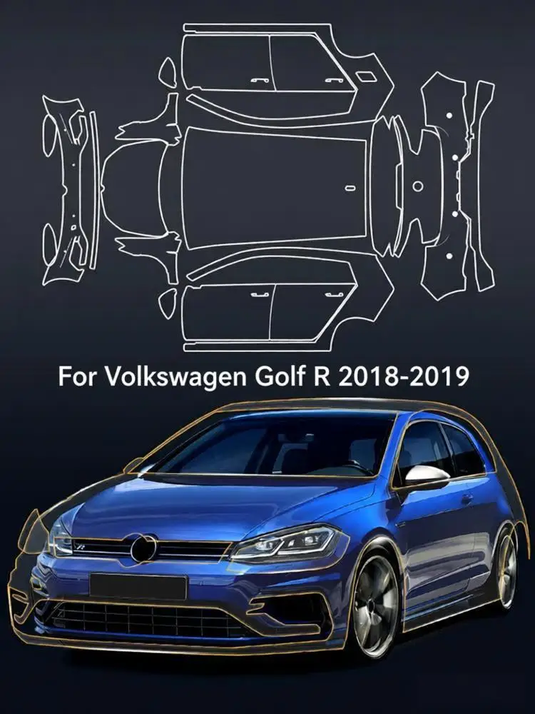 8.5Mil TPU Bumper Paint Protection Film For Volkswagen Golf R 2018-2019 Pre-cut PPF Clear Bra Car Body Anti-Scratch Resistant
8.5Mil TPU Bumper Paint Protection Film For Volkswagen Golf R 2018-2019 Pre-cut PPF Clear Bra Car Body Anti-Scratch Resistant
