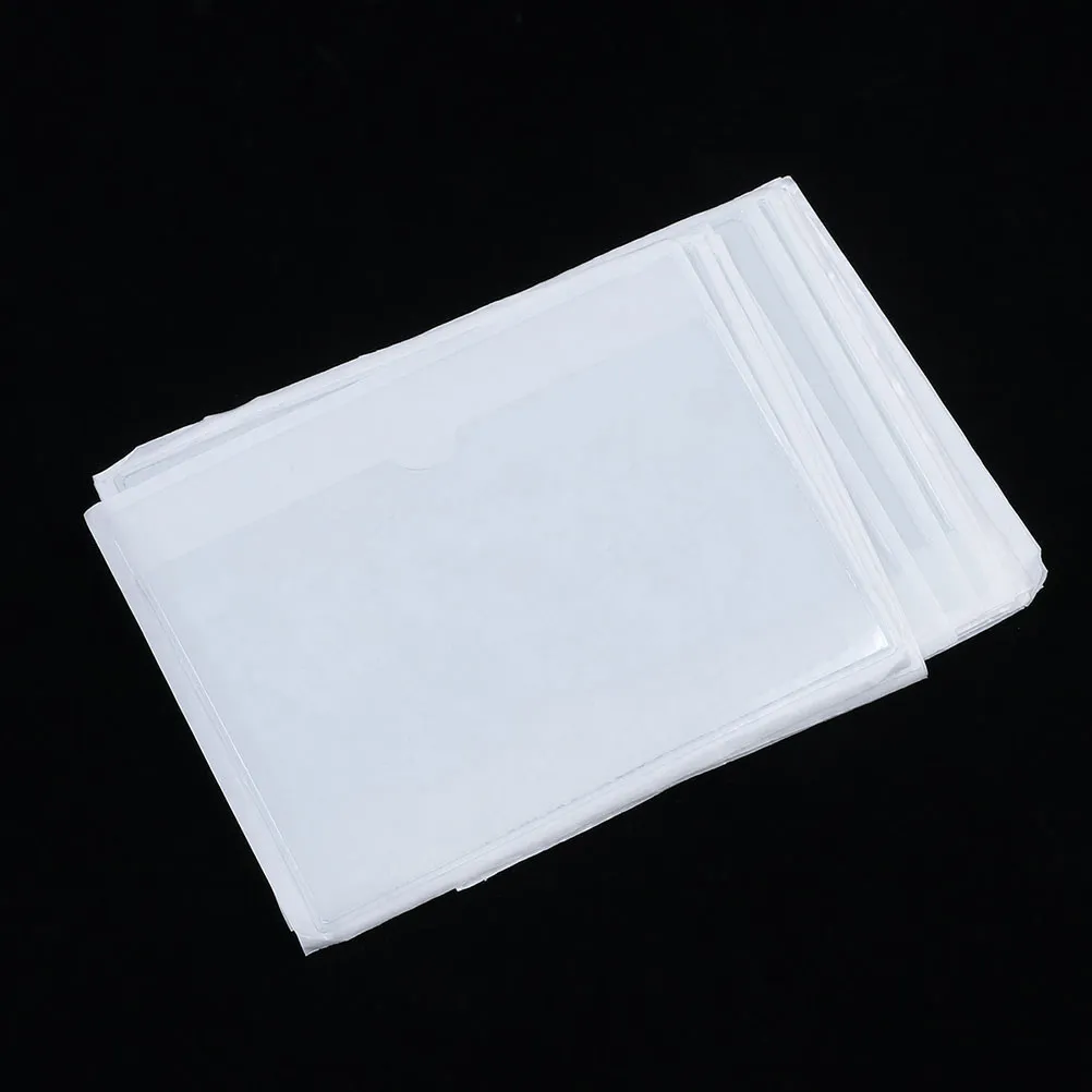 30Pcs Self-Adhesive Cards Pockets Clear Plastic Label Holders Transparent Card Organizer Business Card Photo Sleeves
30Pcs Self-Adhesive Cards Pockets Clear Plastic Label Holders Transparent Card Organizer Business Card Photo Sleeves