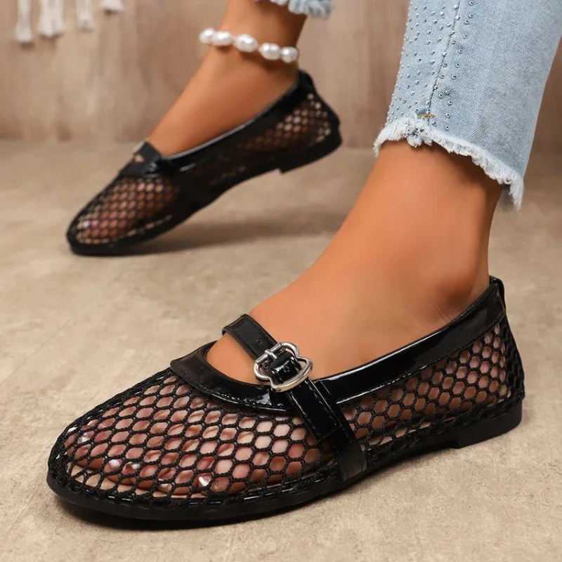 Women Sandals Mesh Breathable Fashion Versatile Sandals Women New Flat Soft Soled Shoes for Women
Women Sandals Mesh Breathable Fashion Versatile Sandals Women New Flat Soft Soled Shoes for Women