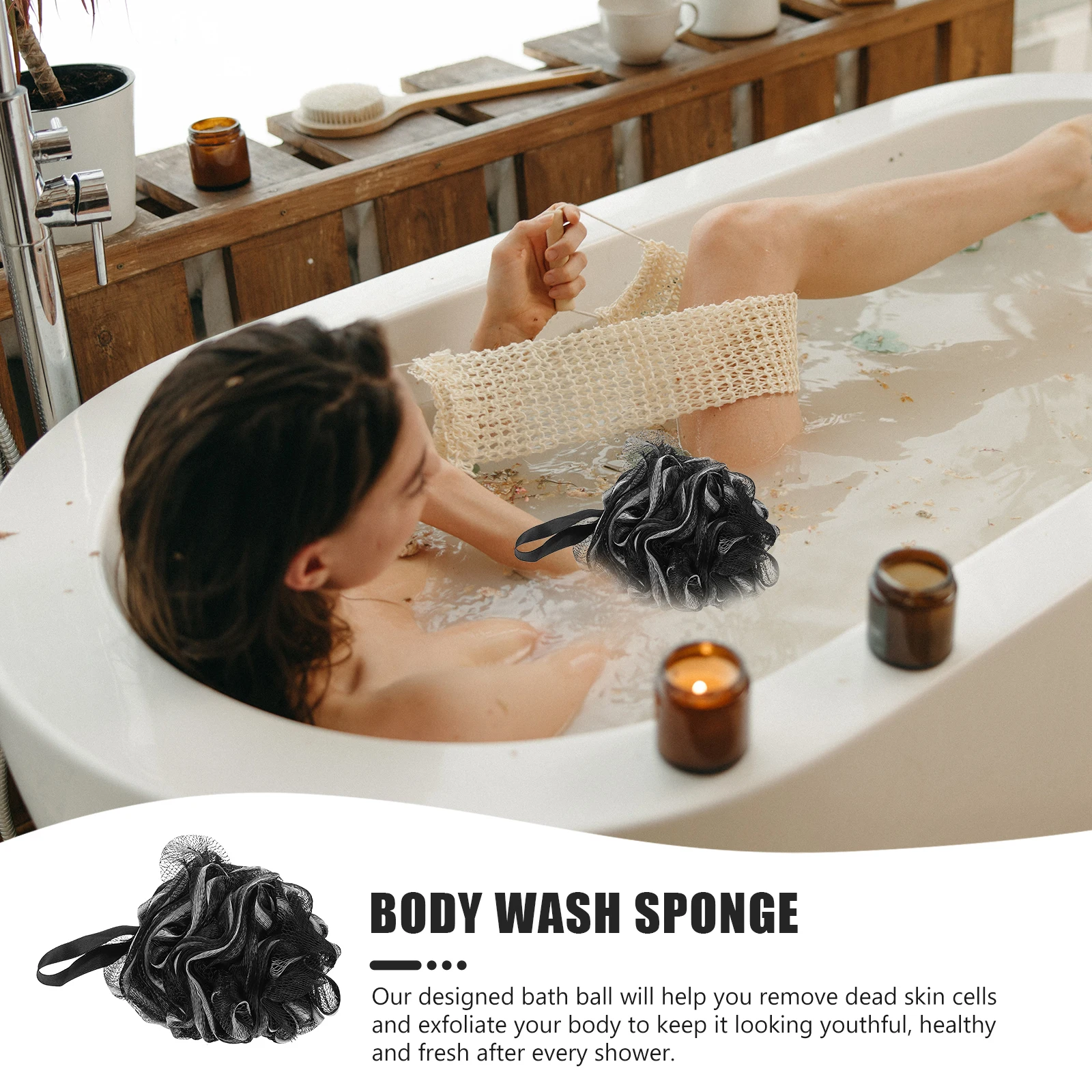 4Pcs Large Bath Loofahs Wear-Resistant Thick Nylon Exfoliating Shower Sponges Convenient Portable Bath Sponge Body Wash Sponge
4Pcs Large Bath Loofahs Wear-Resistant Thick Nylon Exfoliating Shower Sponges Convenient Portable Bath Sponge Body Wash Sponge