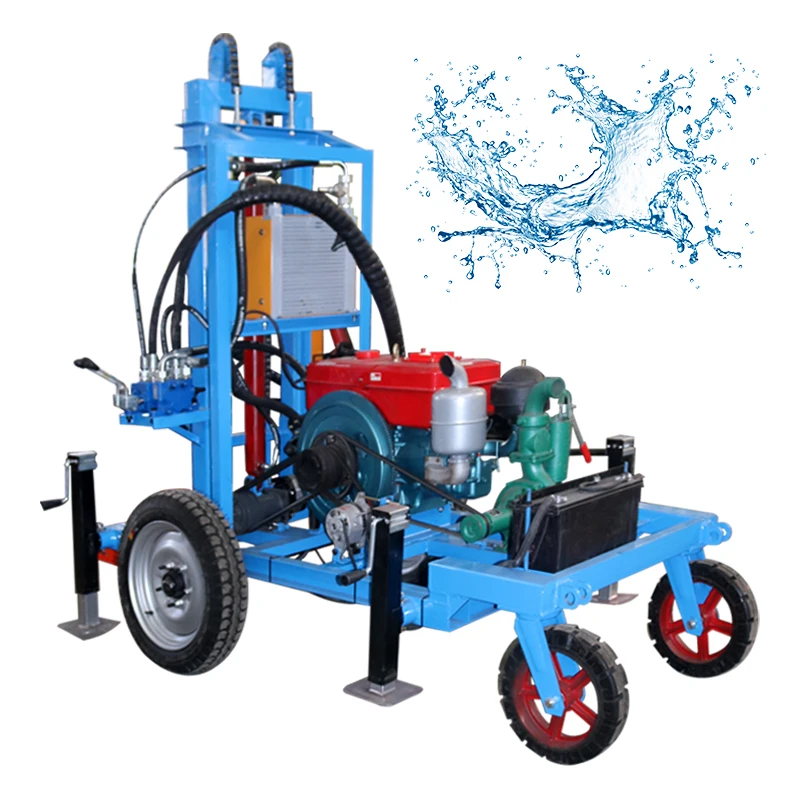 Customized150M Small Portable Mini Mobile Hydraulic Borehole Water Well Drilling Rig Hydraulic Deep Well Water Well Drilling Rig
Customized150M Small Portable Mini Mobile Hydraulic Borehole Water Well Drilling Rig Hydraulic Deep Well Water Well Drilling Rig