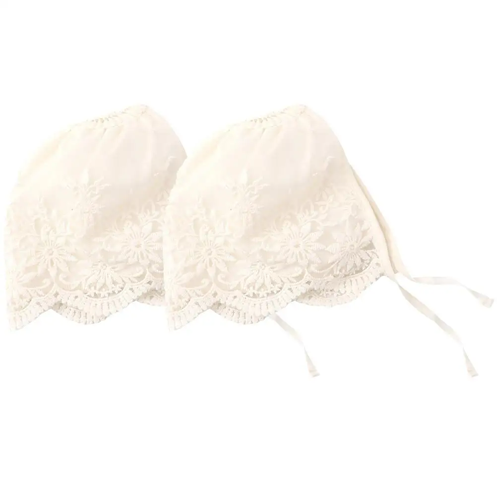 2 Pcs Baby Bonnets Newborn Lace Caps Girl Hair Wraps Sleep 0-3 Months Silk Baptism Headband Easter Gifts Hat
2 Pcs Baby Bonnets Newborn Lace Caps Girl Hair Wraps Sleep 0-3 Months Silk Baptism Headband Easter Gifts Hat