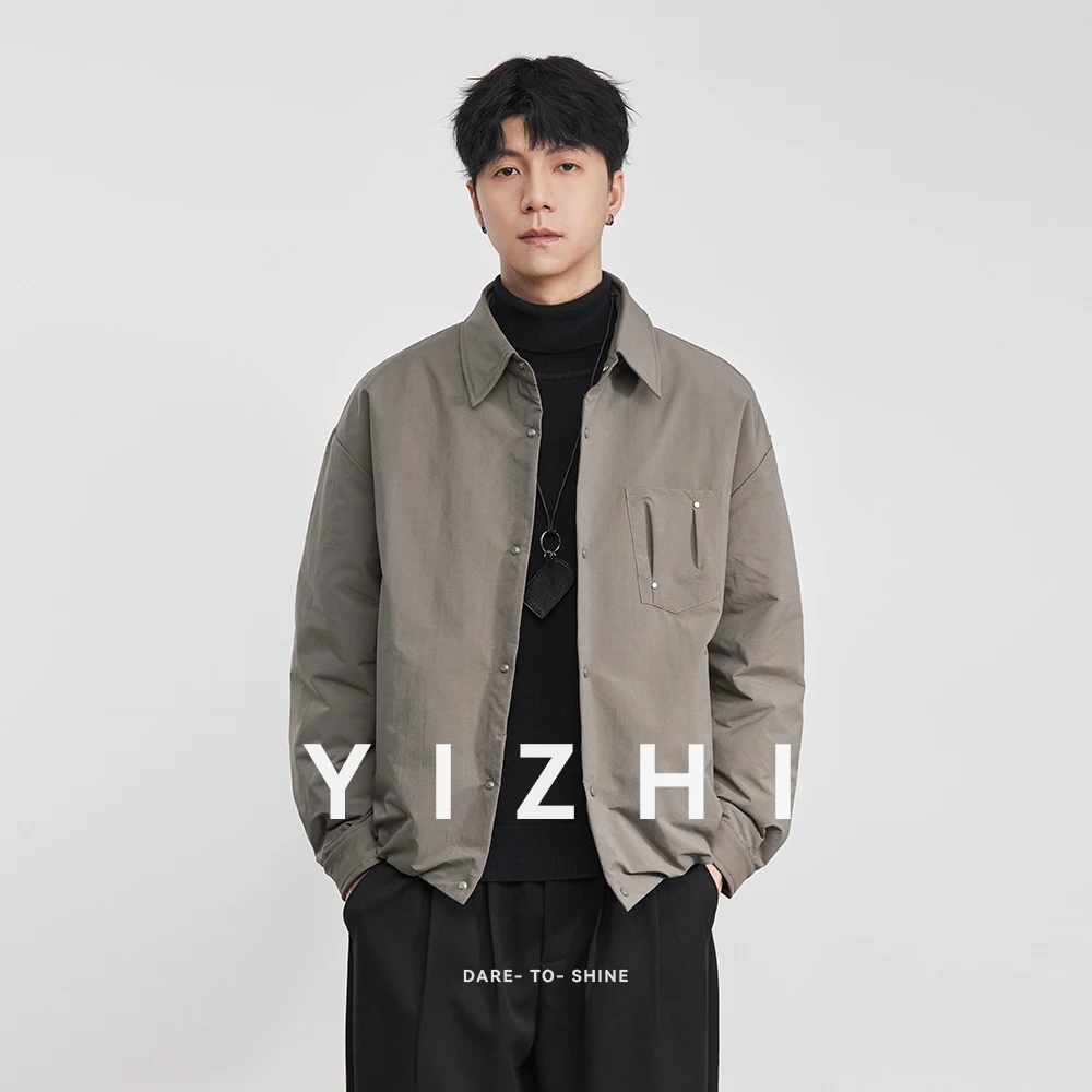 Fashion Men's Casual Button Up Shirt Jacket 2025 Winter New Lapel Collar and Pocket Detail Loose Fit Design Daily Wear Top
Fashion Men's Casual Button Up Shirt Jacket 2025 Winter New Lapel Collar and Pocket Detail Loose Fit Design Daily Wear Top