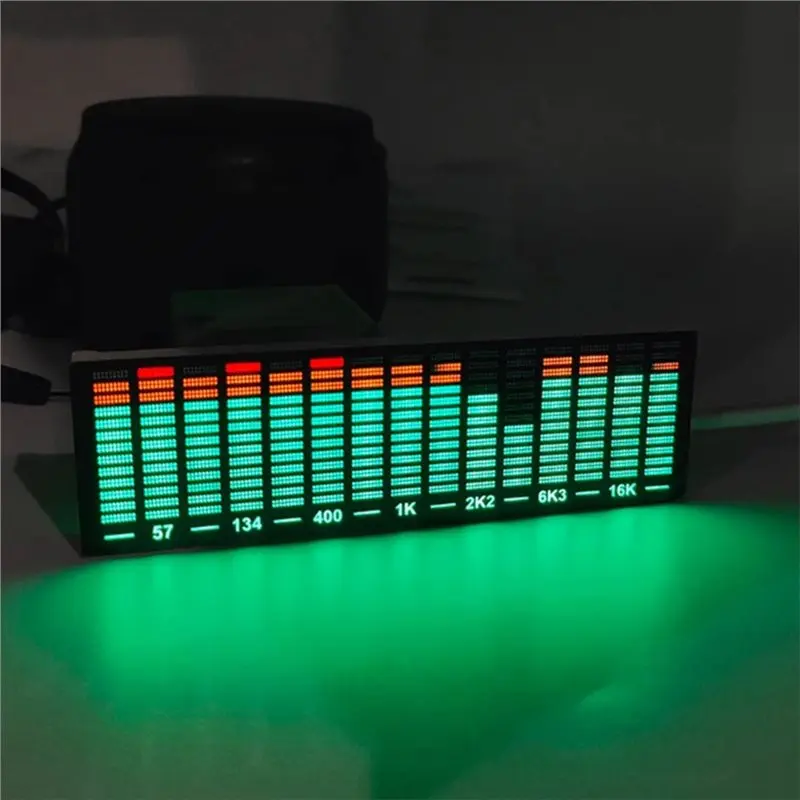 [EYEL!NEW!】 Rhythm Analyzer LED Pickup Music Spectrum Voice Control Light Display Audio Level Indicator VU Meter Atmosphere Lamp
[EYEL!NEW!】 Rhythm Analyzer LED Pickup Music Spectrum Voice Control Light Display Audio Level Indicator VU Meter Atmosphere Lamp