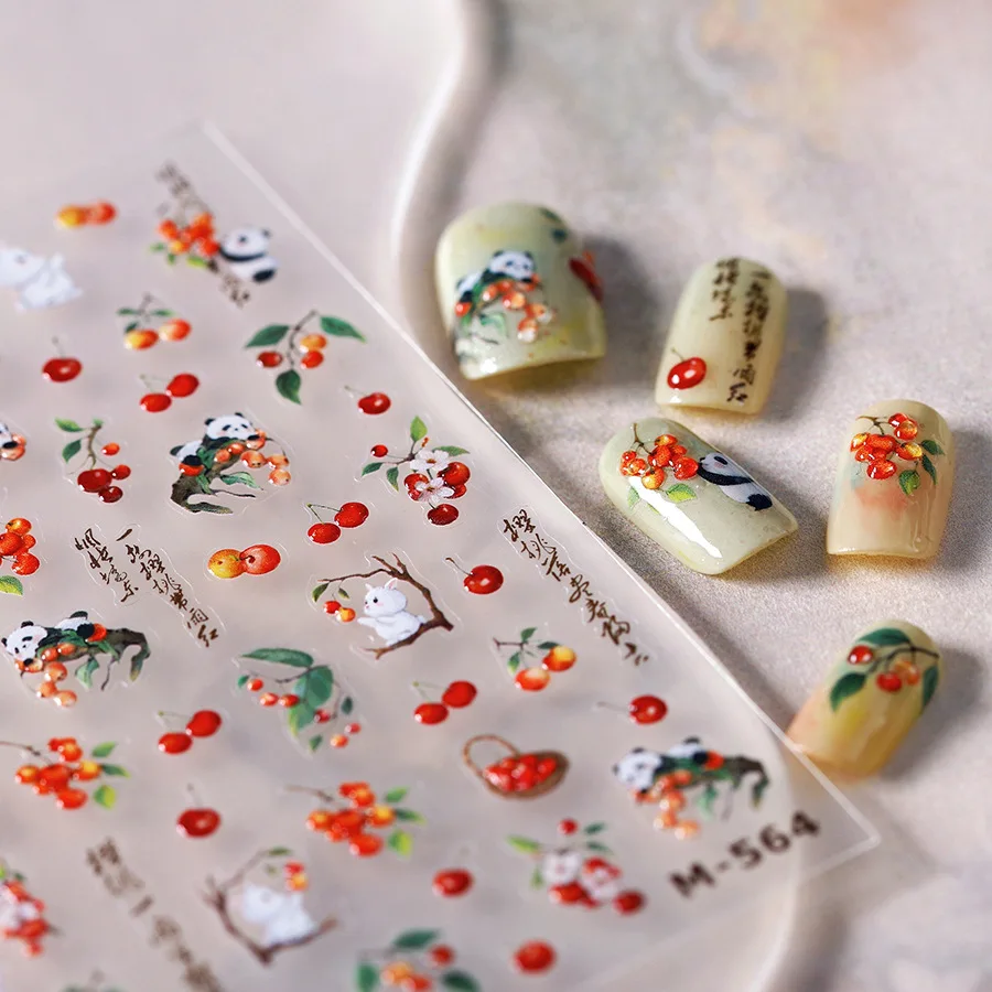 Rustic Cherry Panda Nail Stickers Cute Rabbit Calligraphy High Quality Waterproof Self Adhesive for Home Party
Rustic Cherry Panda Nail Stickers Cute Rabbit Calligraphy High Quality Waterproof Self Adhesive for Home Party