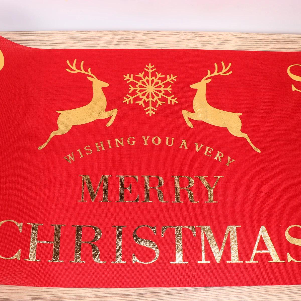 Bronzing Tablecloth Christmas Runner Covers Cloths Decorations Fabric for Washable Printing
Bronzing Tablecloth Christmas Runner Covers Cloths Decorations Fabric for Washable Printing