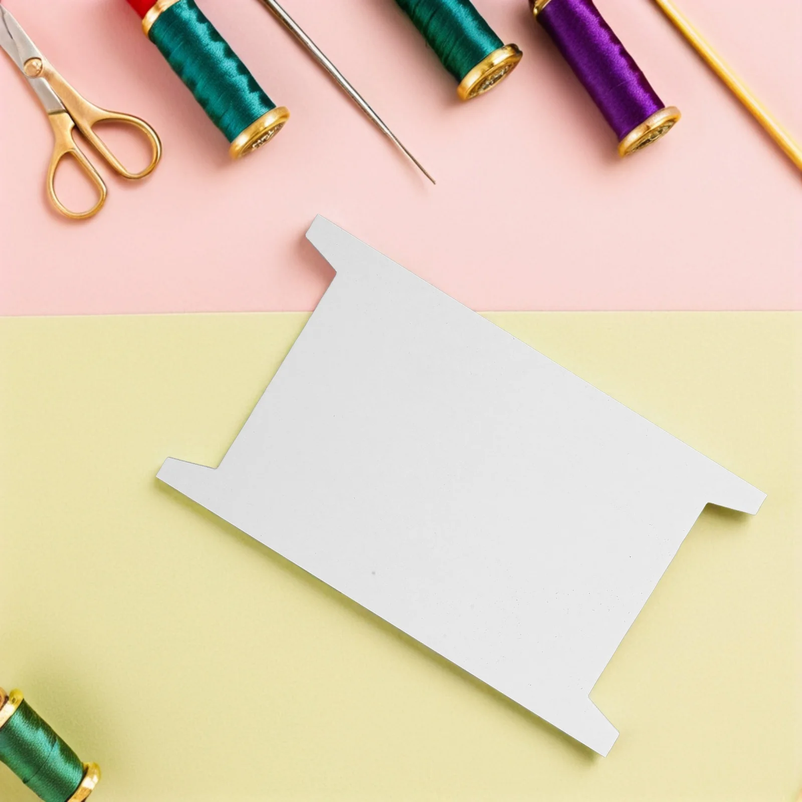 100 pcs Thread Winding Boards Embroidery Thread Organizer Cards For Sewing Floss Yarn Ribbon Storage Needlework Spool Holder
100 pcs Thread Winding Boards Embroidery Thread Organizer Cards For Sewing Floss Yarn Ribbon Storage Needlework Spool Holder