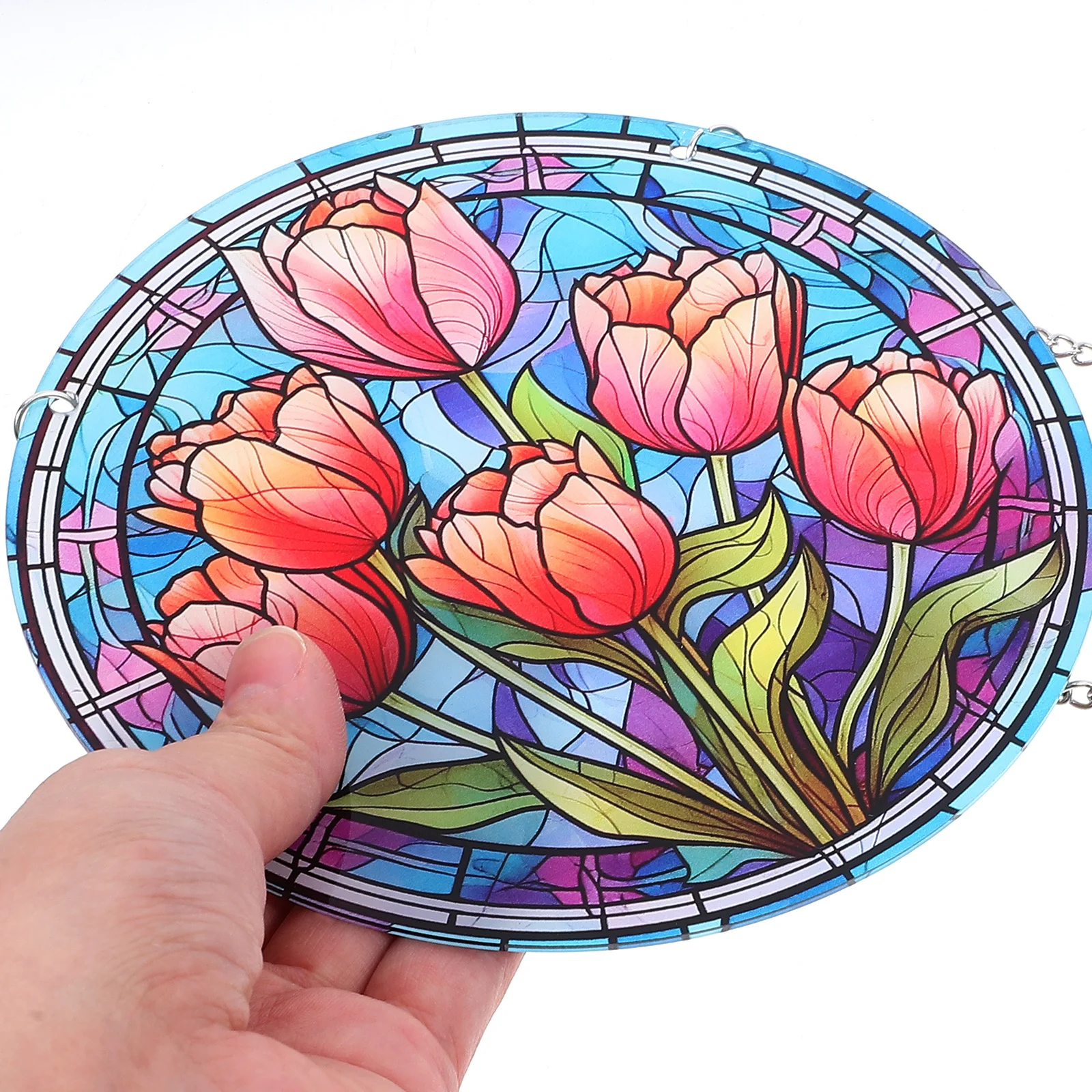 European Style Acrylic Stained Hanging Decoration Romantic Home Wall Door Window Ornament Hand-Polished
European Style Acrylic Stained Hanging Decoration Romantic Home Wall Door Window Ornament Hand-Polished