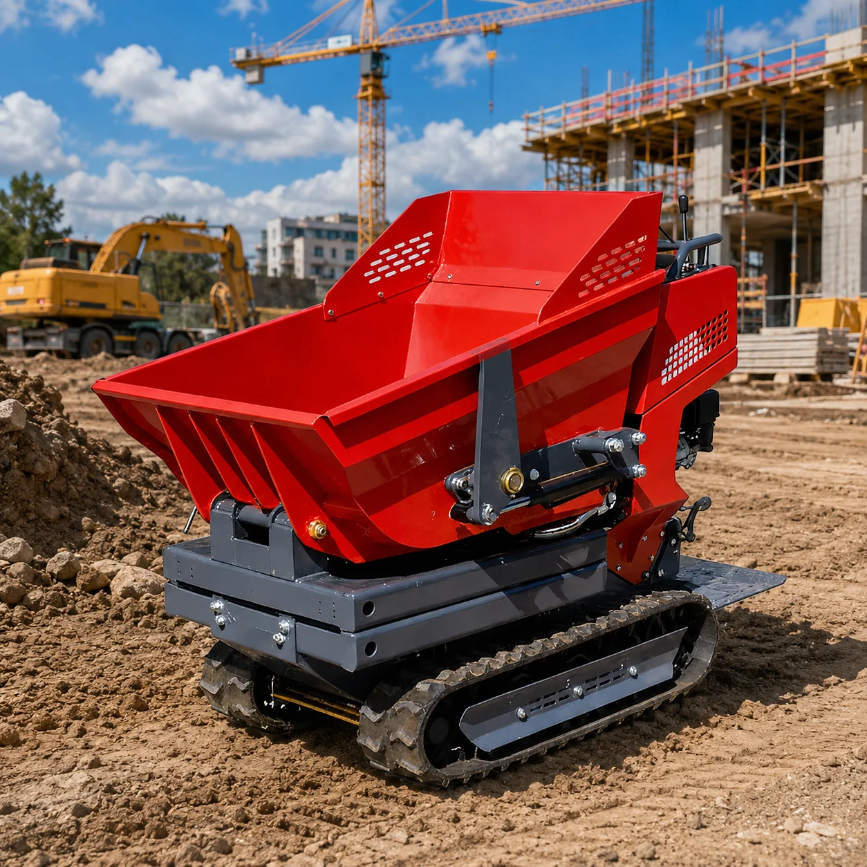 Customized 500kg Compact Dumper CE Approved Track Loader Transport Machine for Construction
Customized 500kg Compact Dumper CE Approved Track Loader Transport Machine for Construction