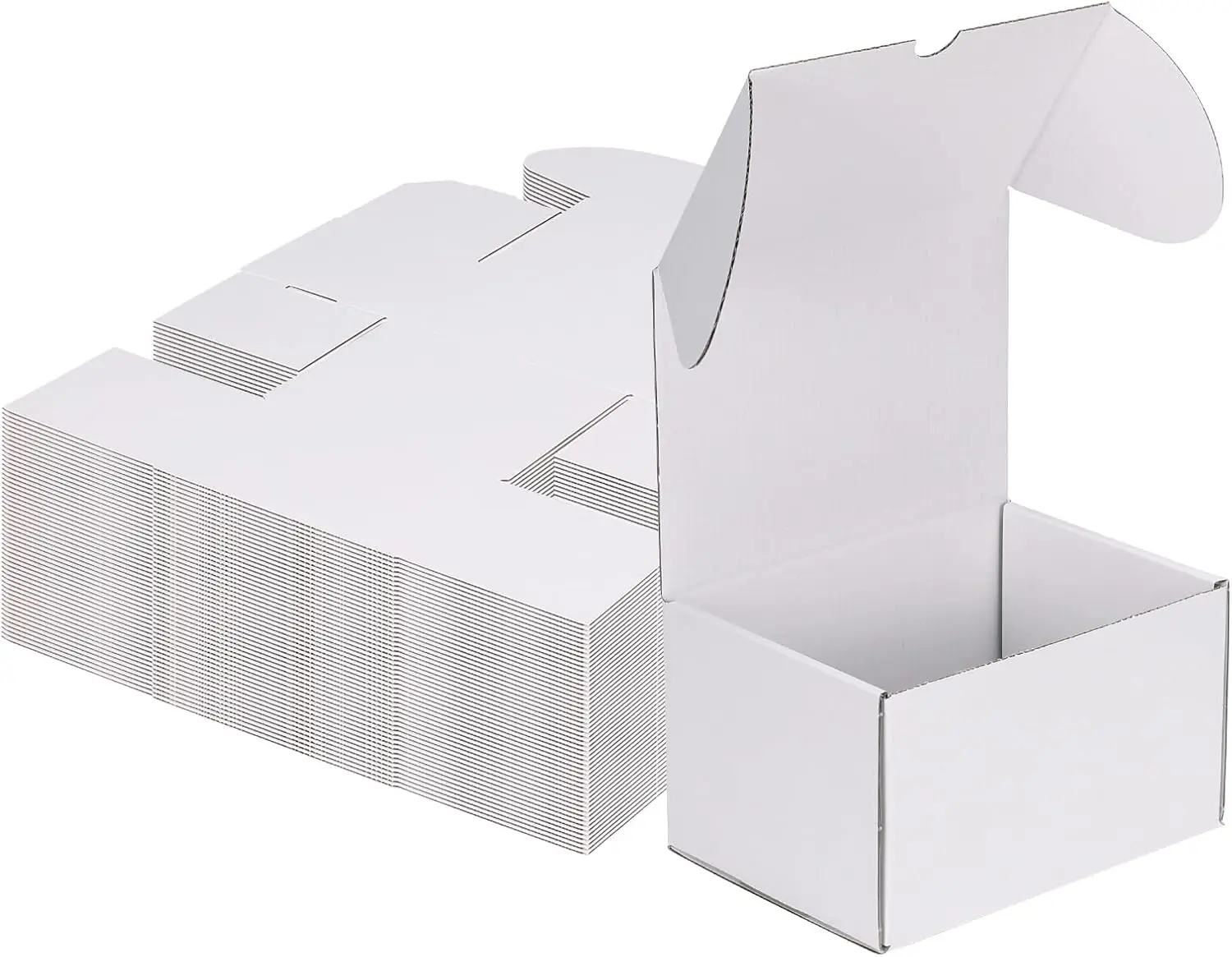 7x5x4 Inch Shipping Boxes Pack of 50, White Corrugated Cardboard for Mailing Packing Literature
7x5x4 Inch Shipping Boxes Pack of 50, White Corrugated Cardboard for Mailing Packing Literature