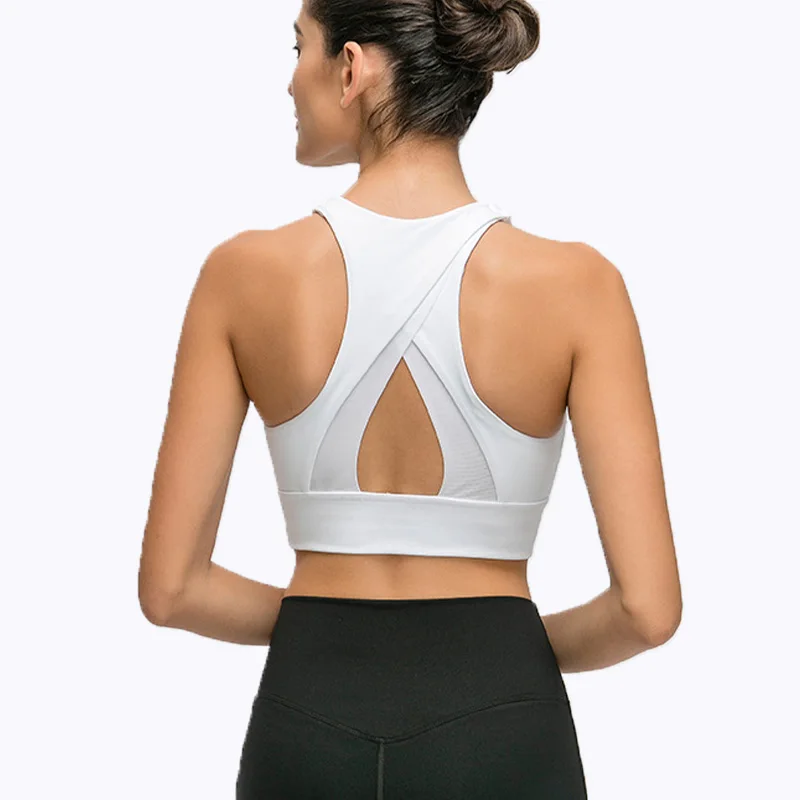 New Breathable Sports Bra Woman Hollow Out Women's Fitness Clothing Gym Yoga Underwear Gathering Shockproof Workout Sports Top
New Breathable Sports Bra Woman Hollow Out Women's Fitness Clothing Gym Yoga Underwear Gathering Shockproof Workout Sports Top