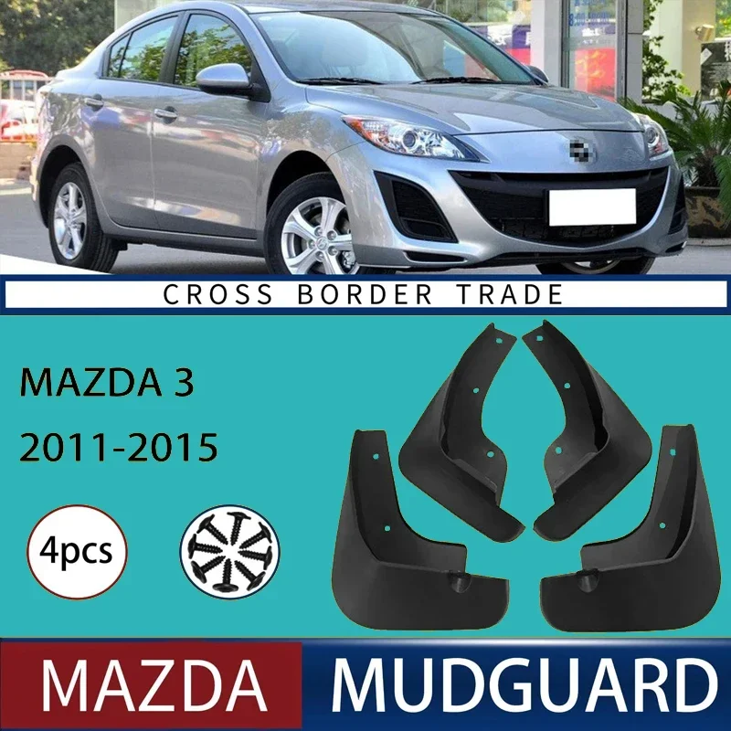 Automotive Tire Mudguard Waterproof Splash Proof 4pcs Accessories For Mazda 3 2011-2015 2012 2013 2014
Automotive Tire Mudguard Waterproof Splash Proof 4pcs Accessories For Mazda 3 2011-2015 2012 2013 2014