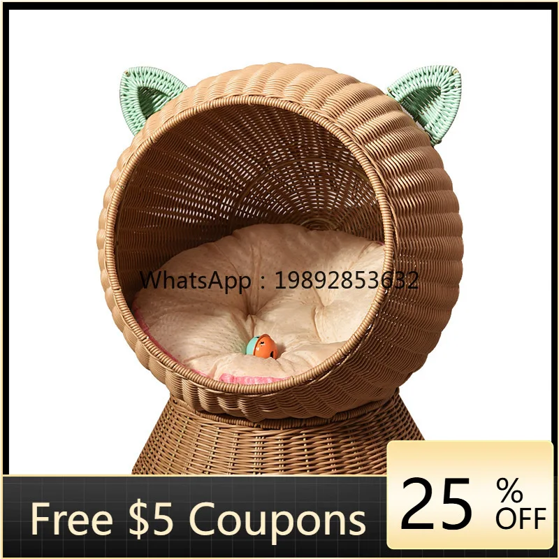 ZZ Wyj Washable Four Seasons Universal Moisture-Proof Cat House Stain-Resistant Non-Deformation Cat Nest
ZZ Wyj Washable Four Seasons Universal Moisture-Proof Cat House Stain-Resistant Non-Deformation Cat Nest