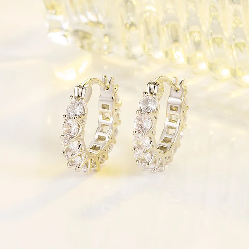 100% 925 Sterling Silver Diamond Earring Women Origin Aros Mujer Oreja Diamond Orecchini Stud Earring Females Gemstone Jewelry
100% 925 Sterling Silver Diamond Earring Women Origin Aros Mujer Oreja Diamond Orecchini Stud Earring Females Gemstone Jewelry