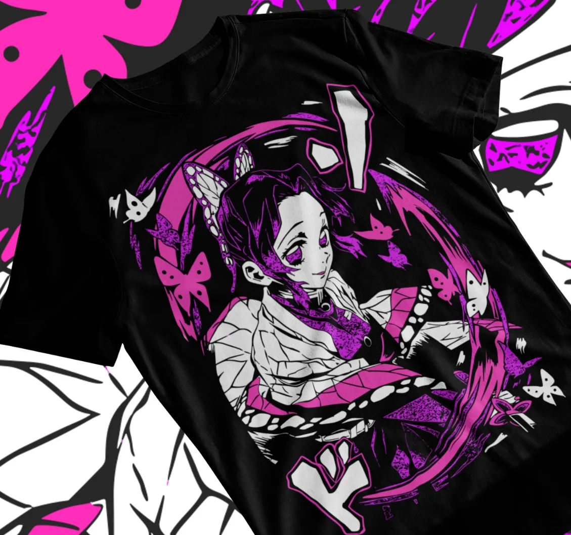 Shinobu Kocho T-Shirt Demon Slayer Kimetsu No Yaiba Design Anime Soft Tee
Shinobu Kocho T-Shirt Demon Slayer Kimetsu No Yaiba Design Anime Soft Tee