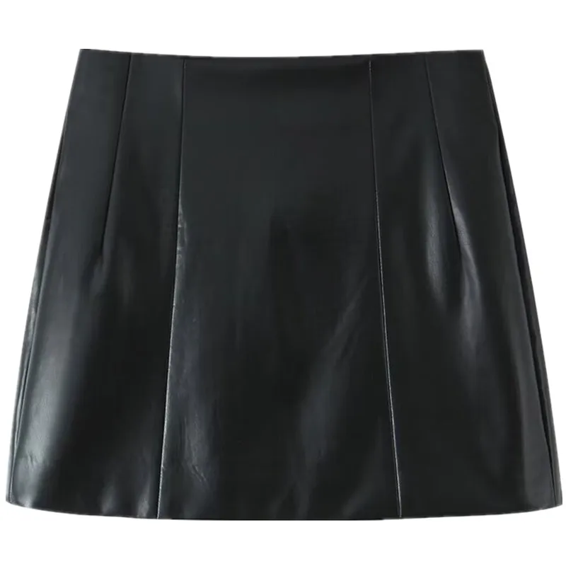 Лето 2023, женская облегающая юбка из натуральной кожи, универсальная юбка на молнии со средней талией, повседневная одежда из другого материала 
Лето 2023, женская облегающая юбка из натуральной кожи, универсальная юбка на молнии со средней талией, повседневная одежда из другого материала