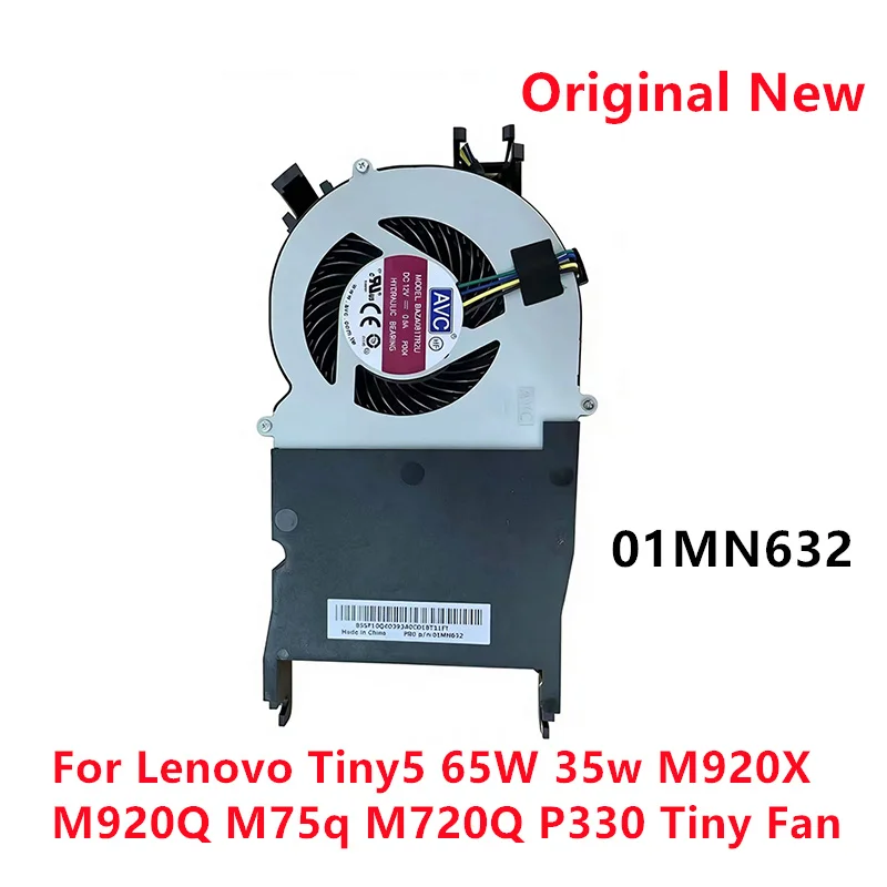 Оригинальный новый вентилятор охлаждения для ноутбуков Lenovo M920X, M920Q, M75Q, M720Q, P330, Tiny5, 65W, 35W, Tiny Fan 01MN632 BAZA0817R2U DC12V
Оригинальный новый вентилятор охлаждения для ноутбуков Lenovo M920X, M920Q, M75Q, M720Q, P330, Tiny5, 65W, 35W, Tiny Fan 01MN632 BAZA0817R2U DC12V
