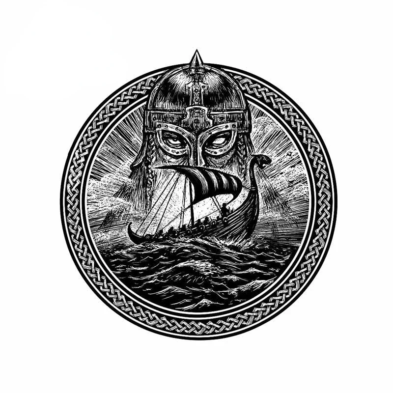 New Design for God Odin Storm Sea and Drakkar Bumper Scratch Stickers Animation Car Stickers Refrigerator Waterproof Decal, 13cm
New Design for God Odin Storm Sea and Drakkar Bumper Scratch Stickers Animation Car Stickers Refrigerator Waterproof Decal, 13cm