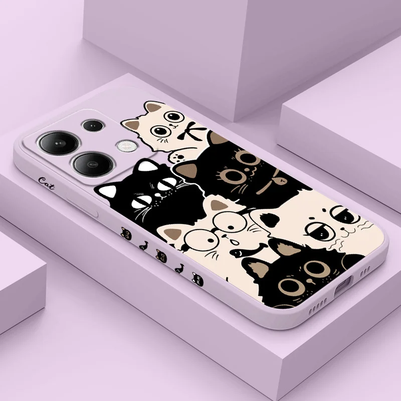 Clever Sweet Cat Phone Case For Xiaomi Redmi Note 14 13 12 12S 11 11S 10 10S 9 9S Pro Plus 4G 5G Liquid Silicone Cover
Clever Sweet Cat Phone Case For Xiaomi Redmi Note 14 13 12 12S 11 11S 10 10S 9 9S Pro Plus 4G 5G Liquid Silicone Cover