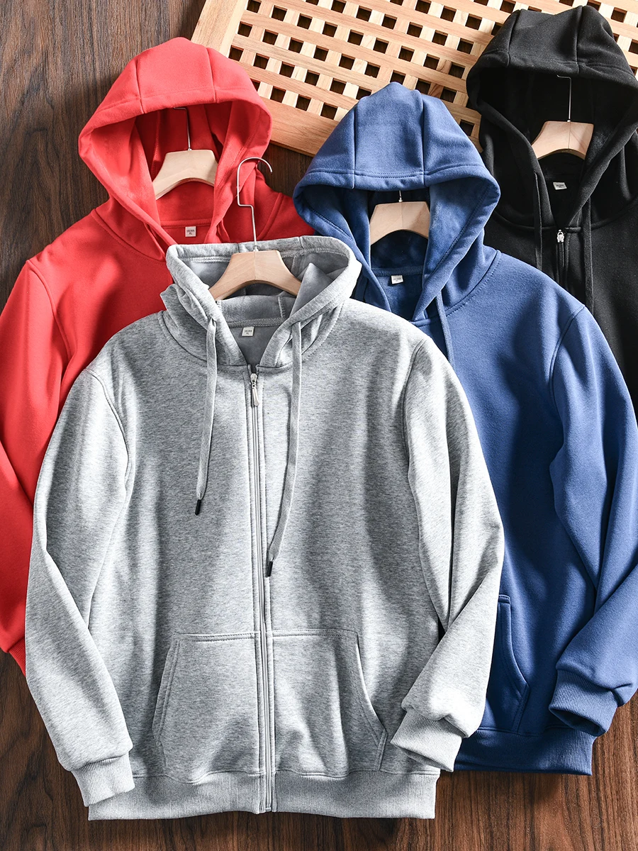 Men's Thickened Fleece Lined Hooded Open Cardigan Sweatshirt Pure Color Sporty Casual Autumn Winter Cotton Polyester Blend
Men's Thickened Fleece Lined Hooded Open Cardigan Sweatshirt Pure Color Sporty Casual Autumn Winter Cotton Polyester Blend