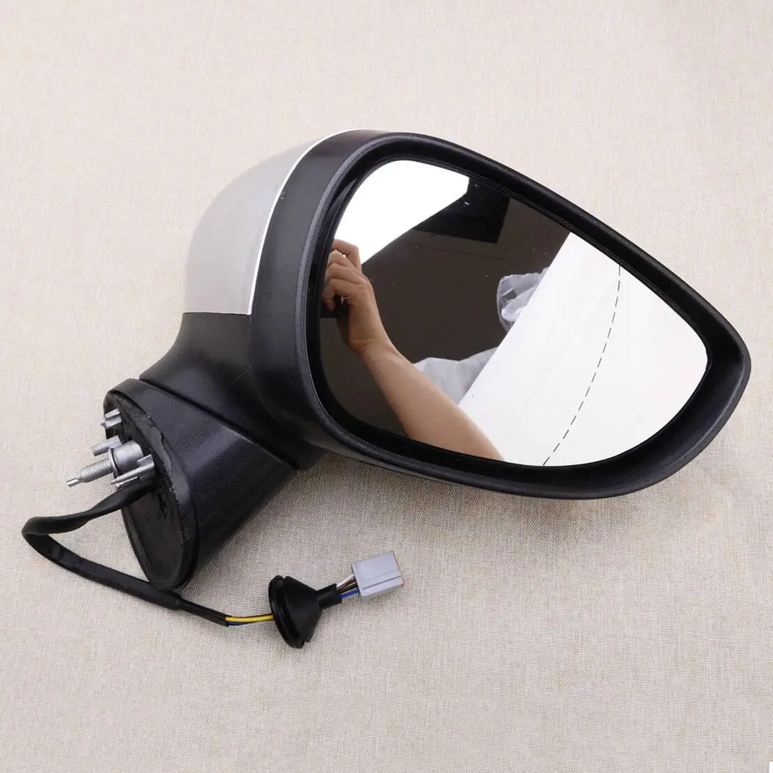 Зеркало заднего вида в сборе для передней правой двери автомобиля, 5 проводов, подходит для Ford Fiesta MK7 2013-2017, серебристое
Зеркало заднего вида в сборе для передней правой двери автомобиля, 5 проводов, подходит для Ford Fiesta MK7 2013-2017, серебристое