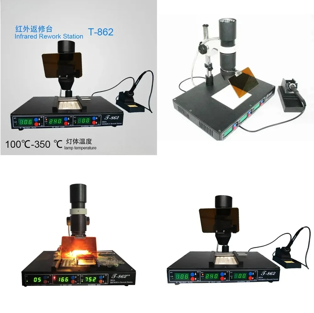 BGA Rework Station T862 BGA Chips Repair Tools, Motherboard Repair Machine
BGA Rework Station T862 BGA Chips Repair Tools, Motherboard Repair Machine