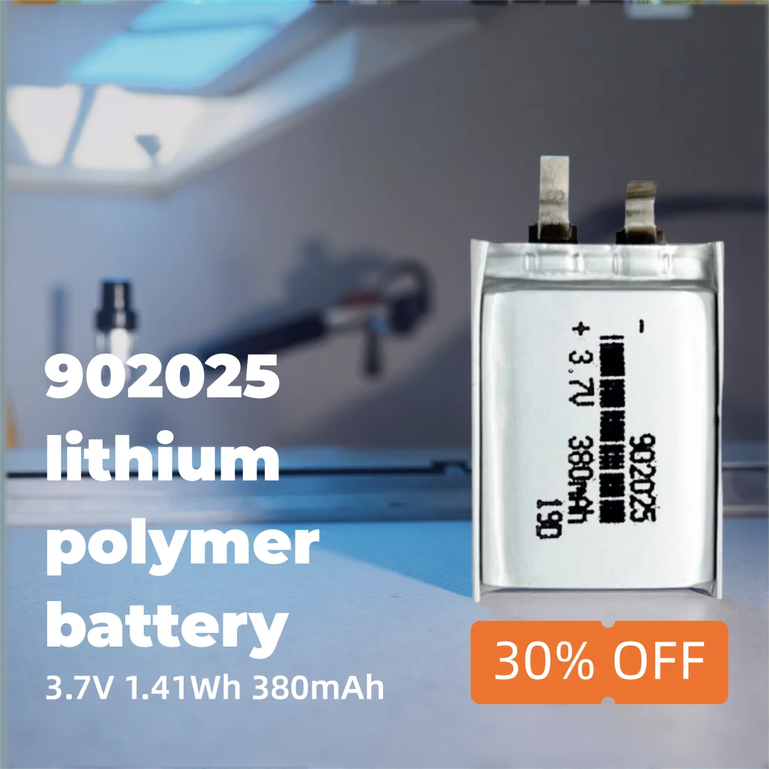 902025 3.7V 380mAh Rechargeable Li-ion Battery for Mini Electronics, LED Devices, DIY Gadgets, Long Life & High Safety
902025 3.7V 380mAh Rechargeable Li-ion Battery for Mini Electronics, LED Devices, DIY Gadgets, Long Life & High Safety